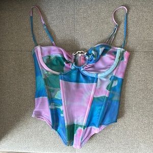 Miaou Deia corset thermal pastel sz M